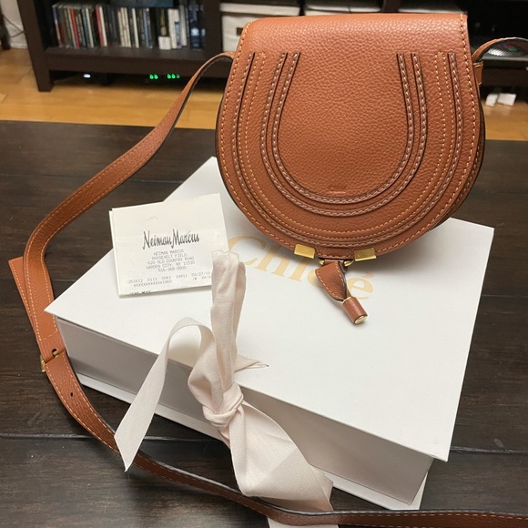 Chloe Handbags - Chloe Mini Marcie Tan